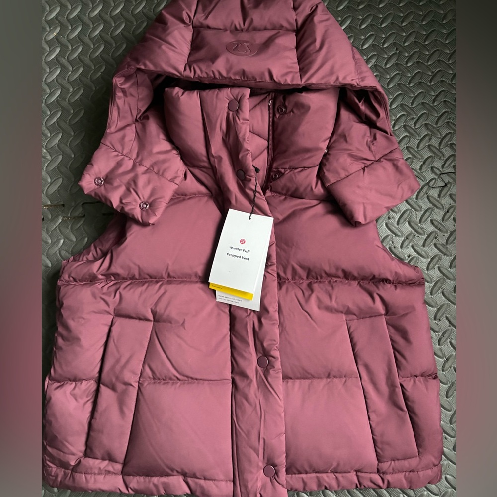 Lululemon Wunder Puff Cropped Vest NWT